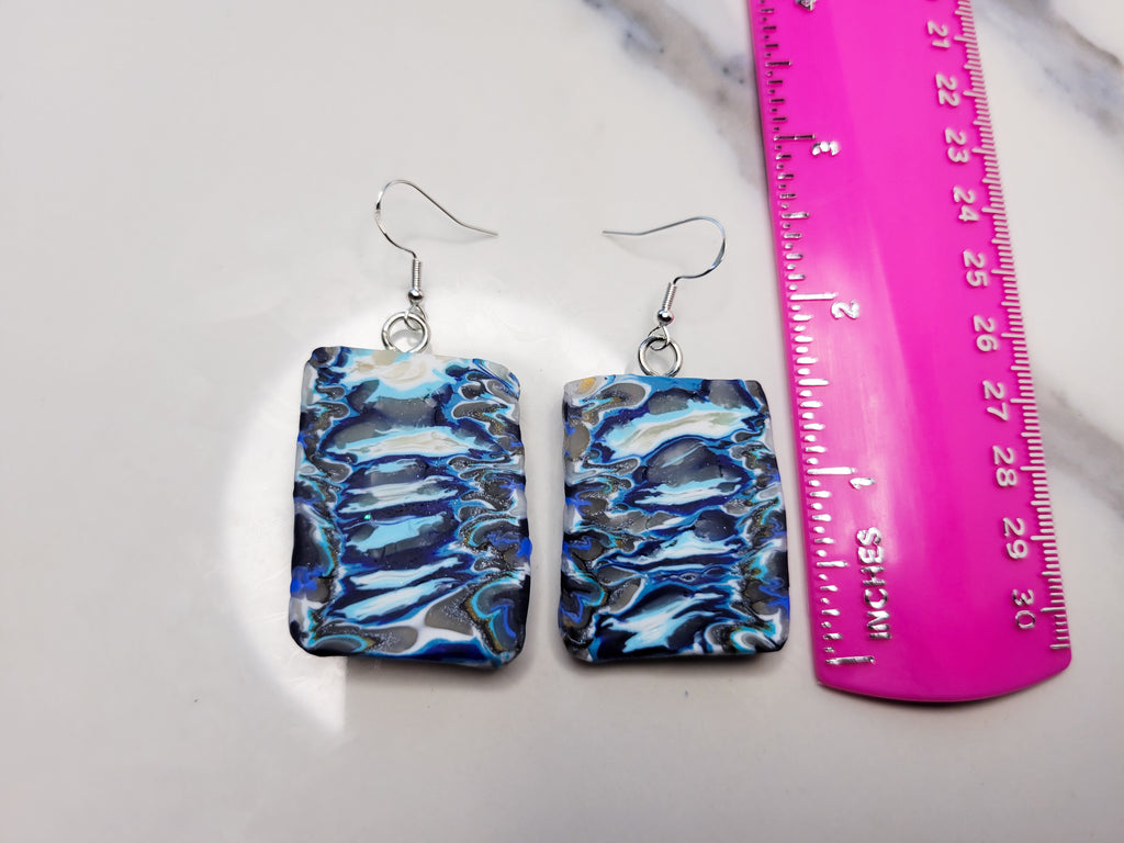 Whirled in Blue - Design 11 - Crashing Waves