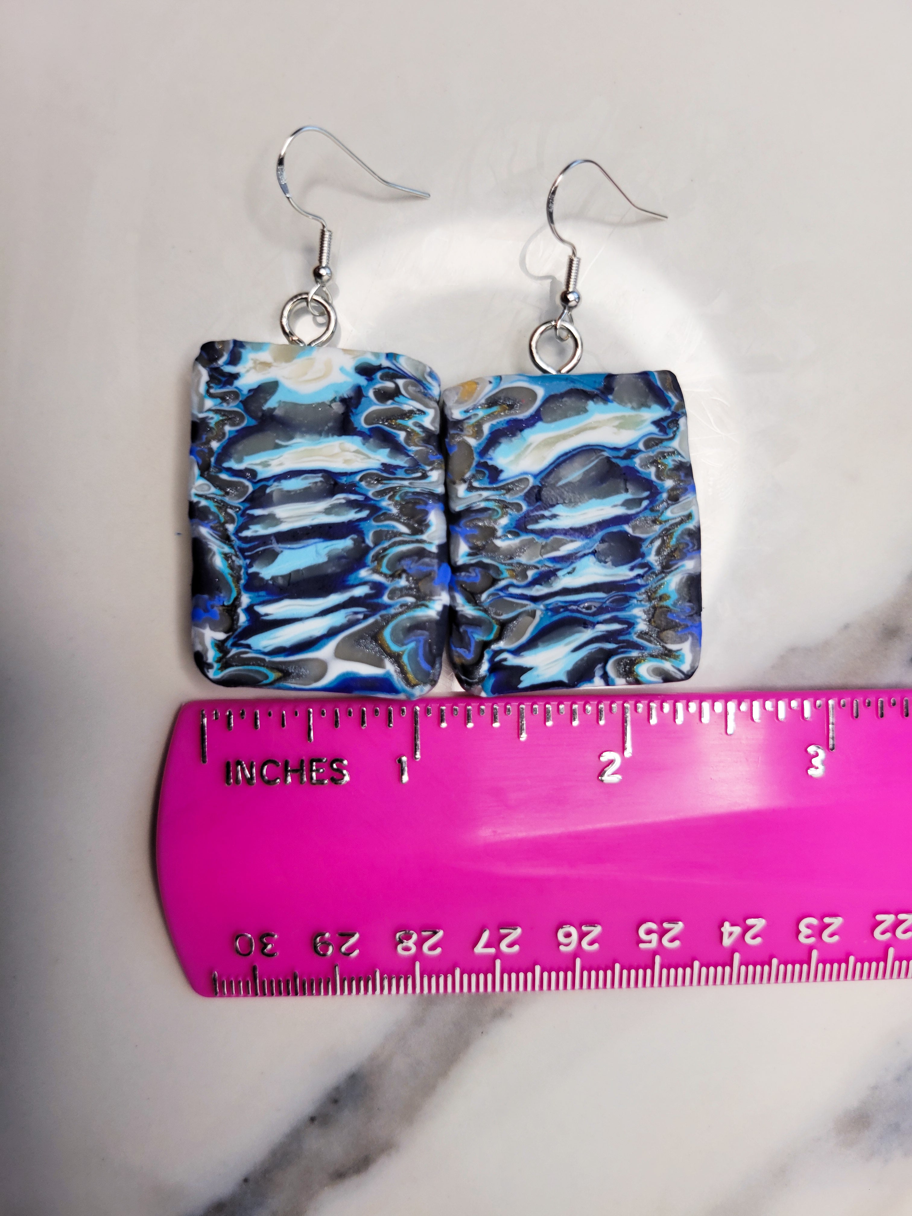 Whirled in Blue - Design 11 - Crashing Waves