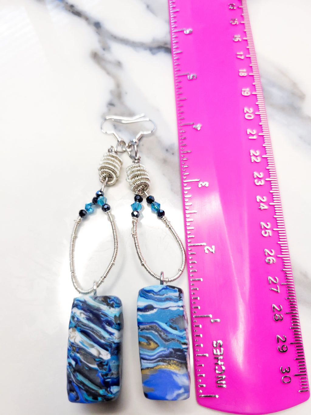 Whirled in Blue - Design 3 - Waves2