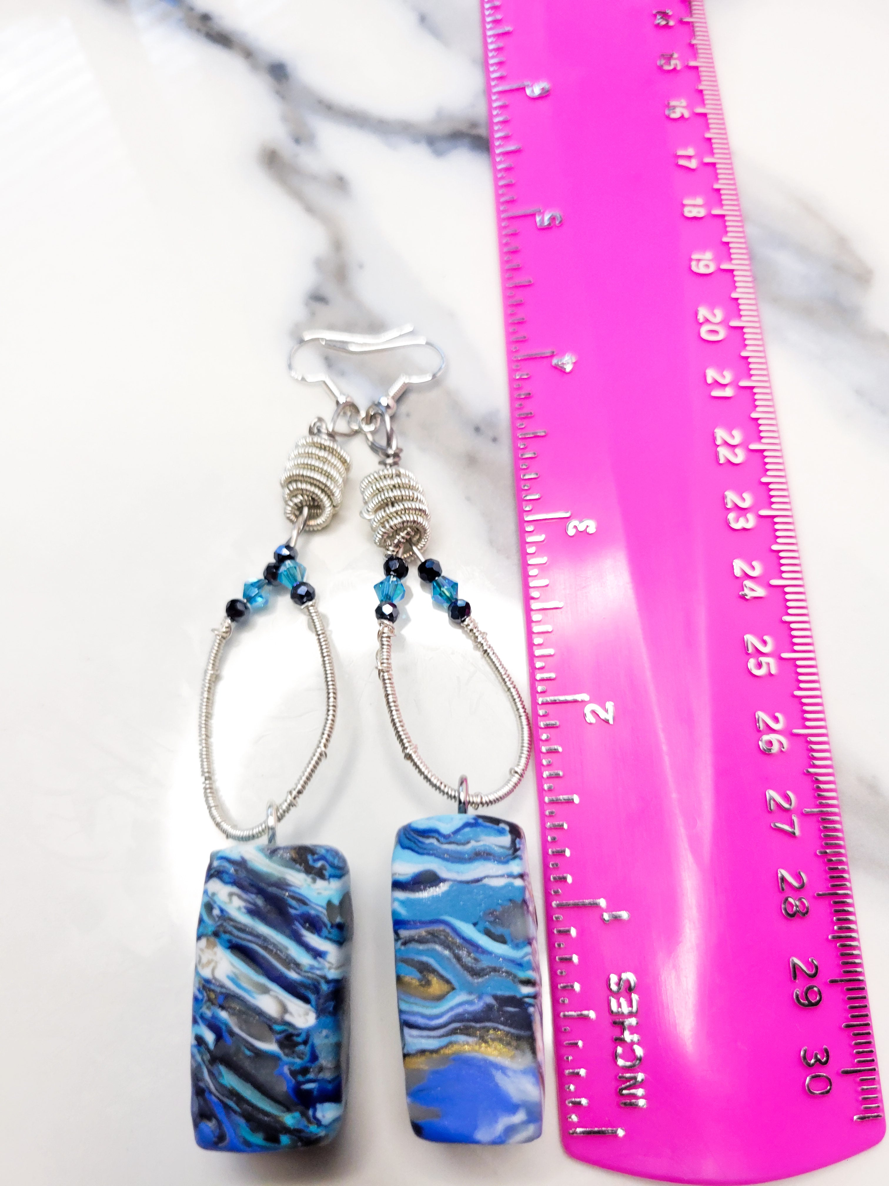 Whirled in Blue - Design 3 - Waves2