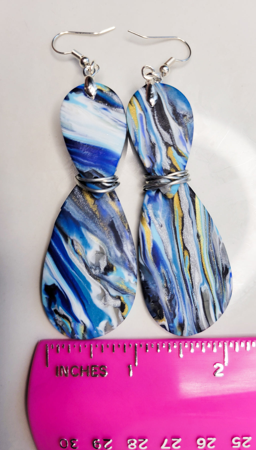 Whirled in Blue - Design 7 - Fierce Skies