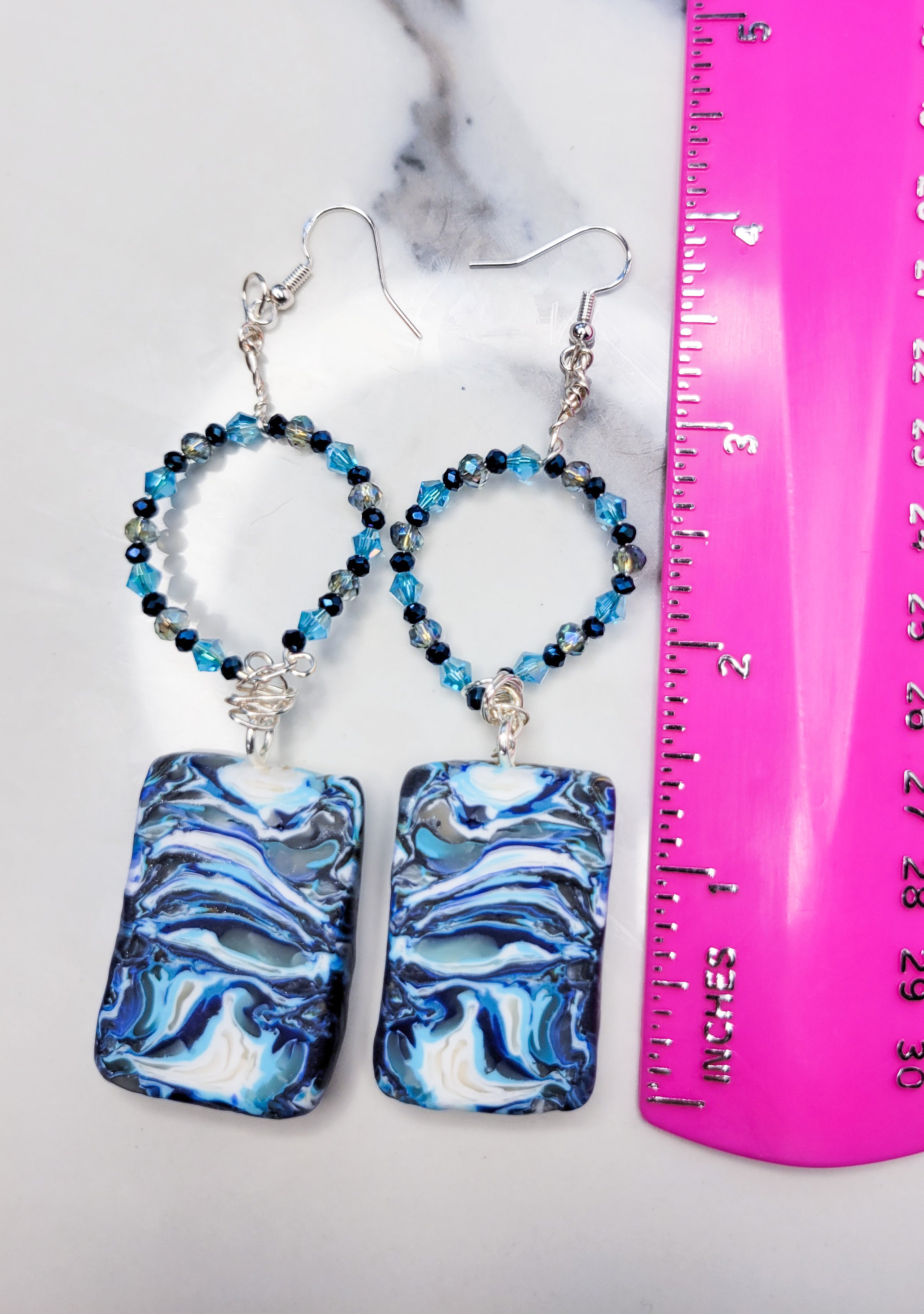 Whirled in Blue - Design 6 - Full Circle