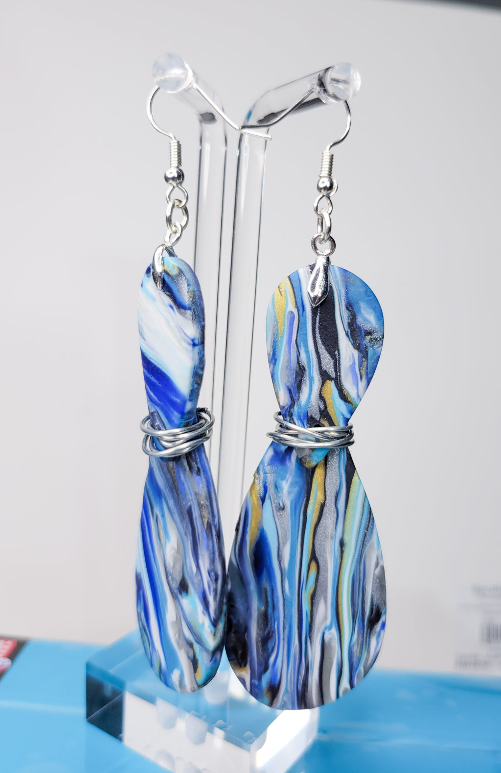 Whirled in Blue - Design 7 - Fierce Skies