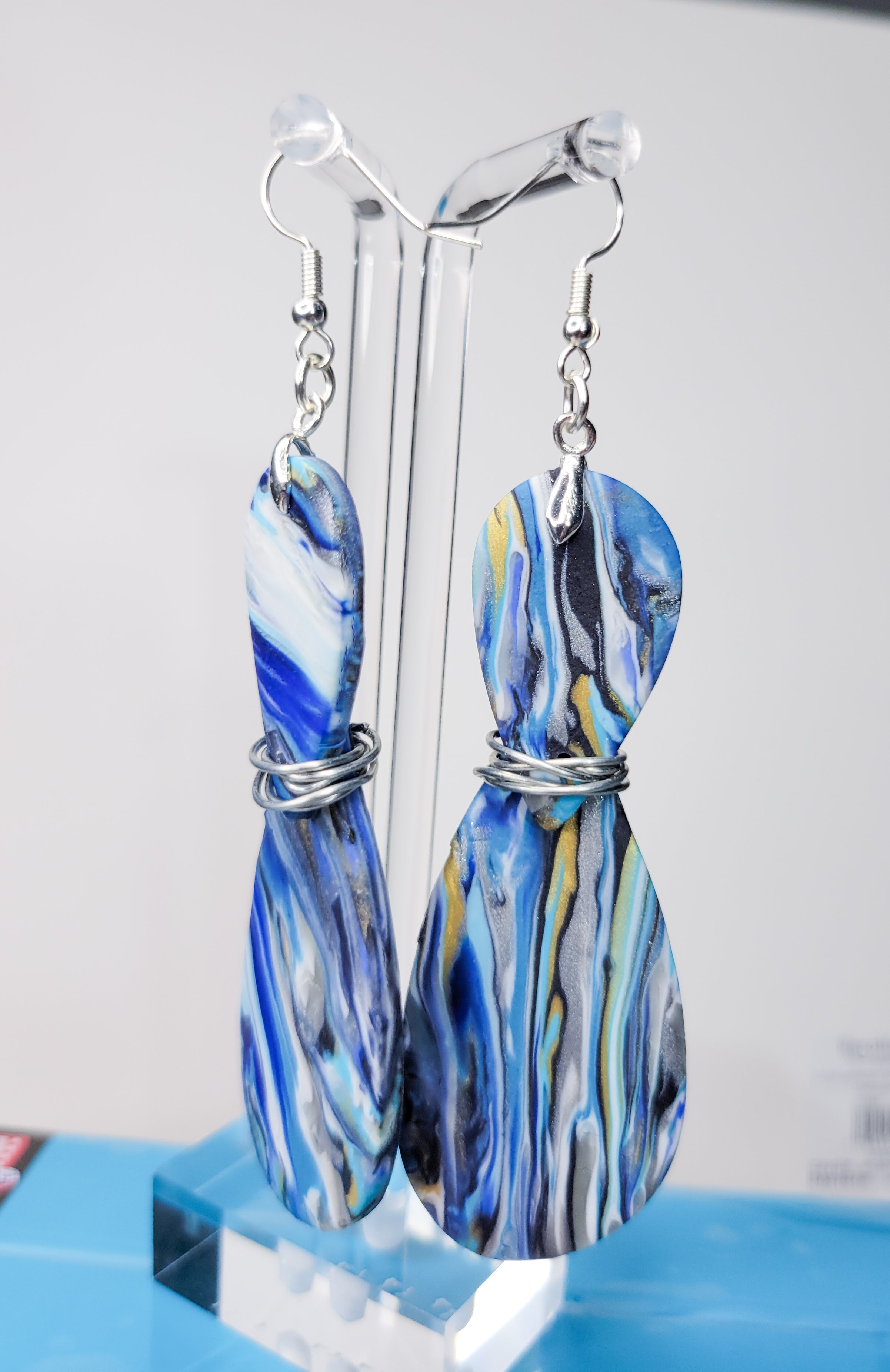 Whirled in Blue - Design 7 - Fierce Skies