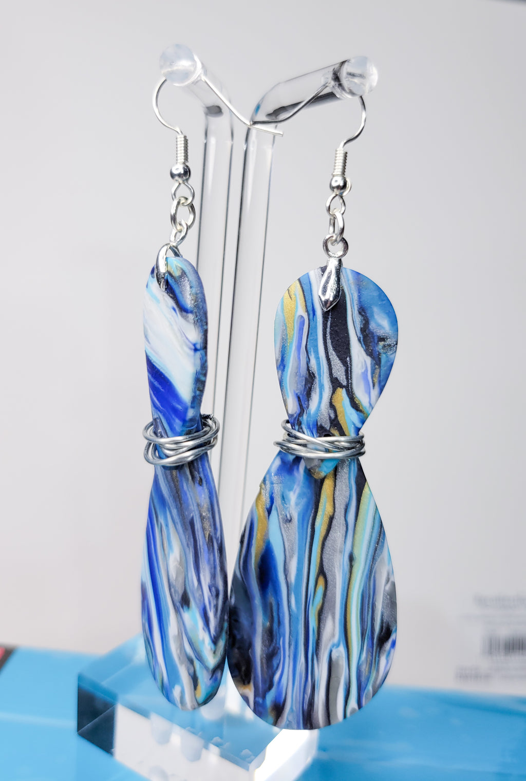 Whirled in Blue - Design 7 - Fierce Skies