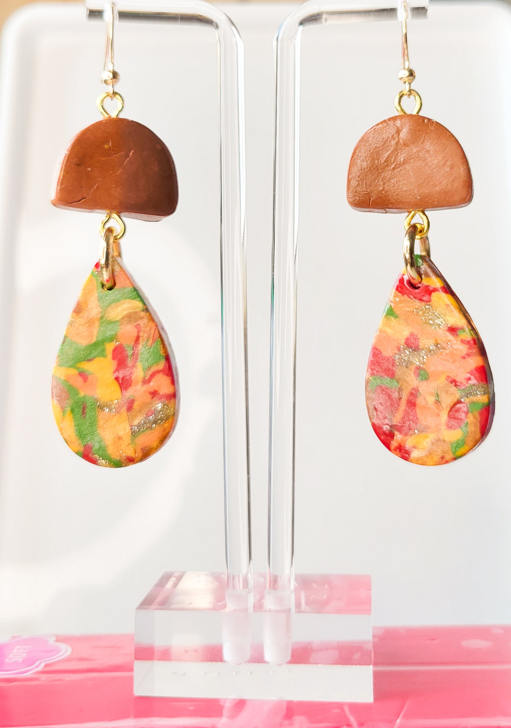 Summer Teardrops Earrings - Autumn Collection - Design 4