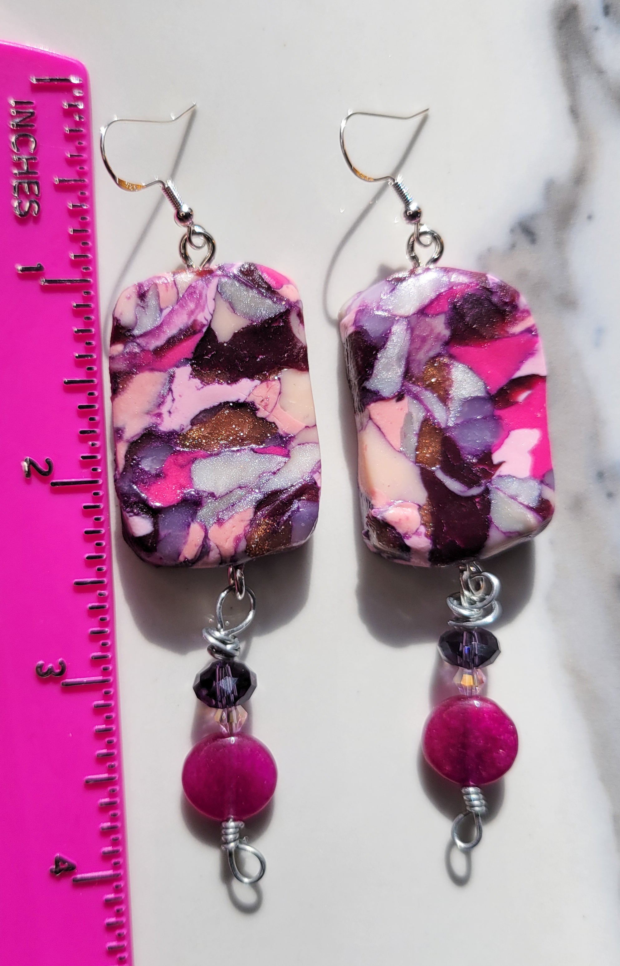Stained Class Collection - Pink & Purple - Design 4 - Drop