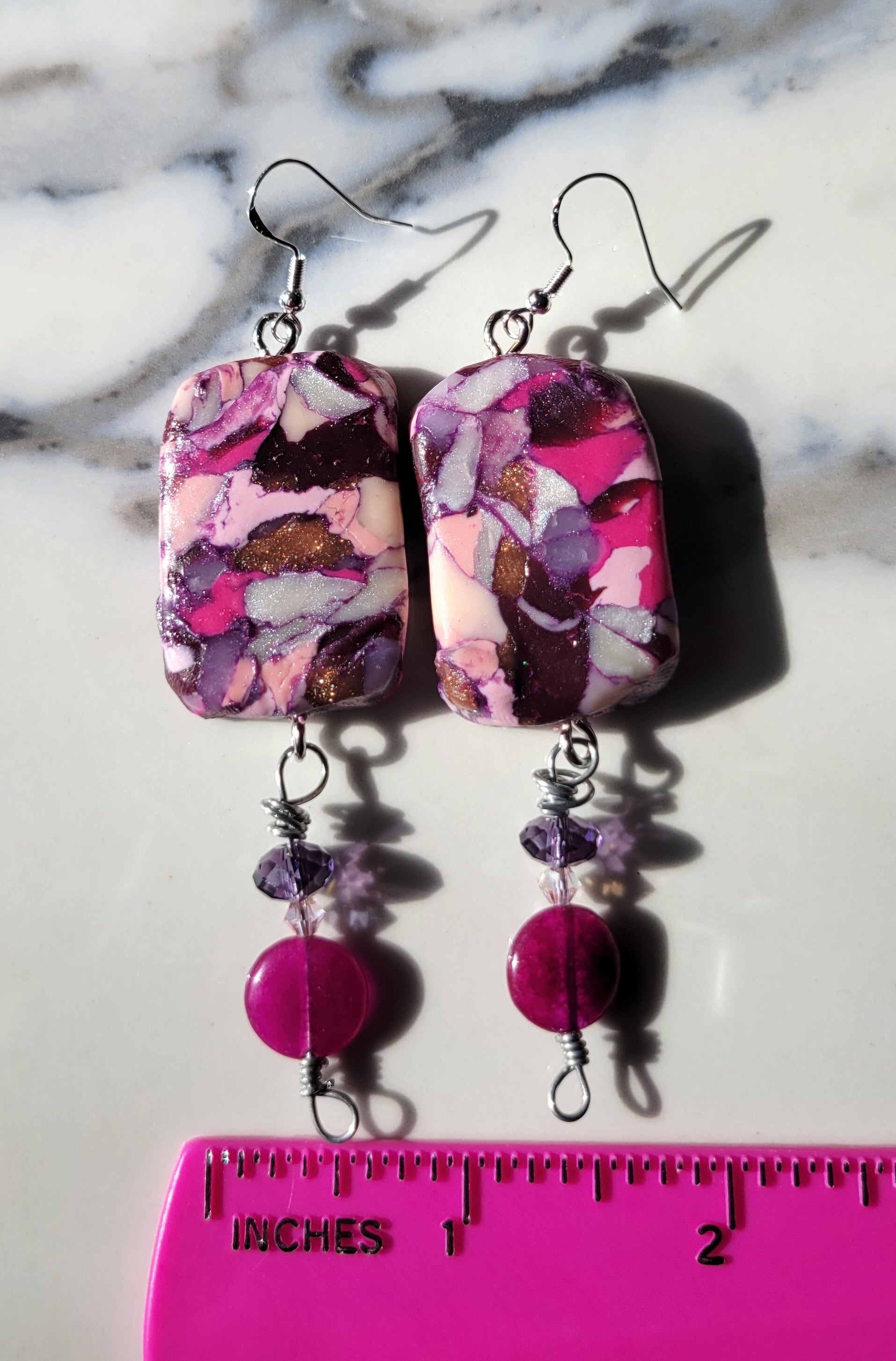 Stained Class Collection - Pink & Purple - Design 4 - Drop