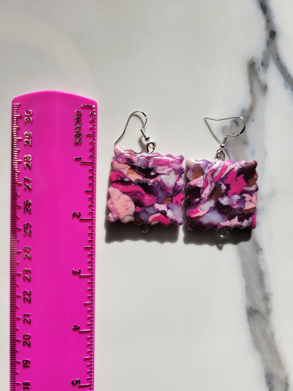 Stained Class Collection - Pink & Purple - Design 7 - Square Biz