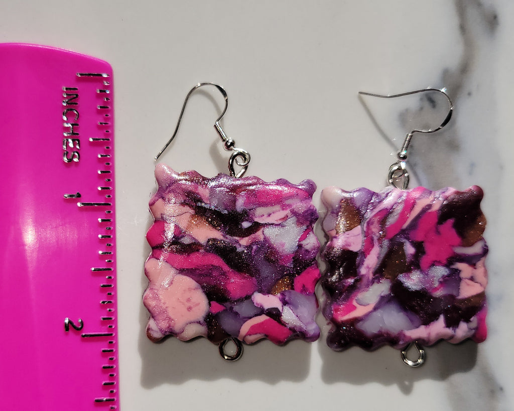 Stained Class Collection - Pink & Purple - Design 7 - Square Biz