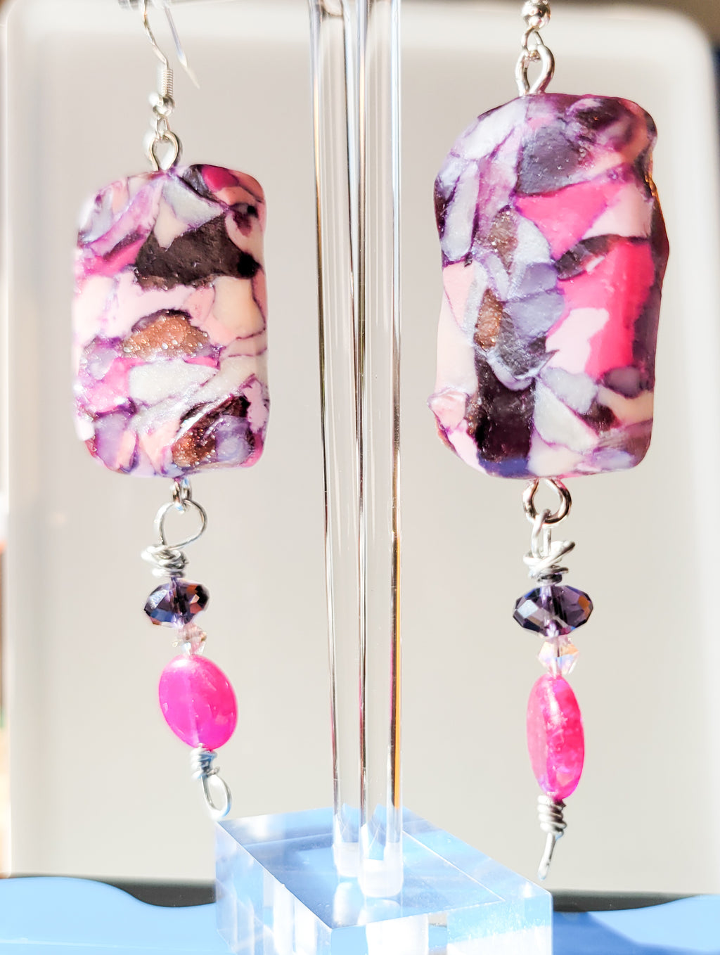 Stained Class Collection - Pink & Purple - Design 4 - Drop