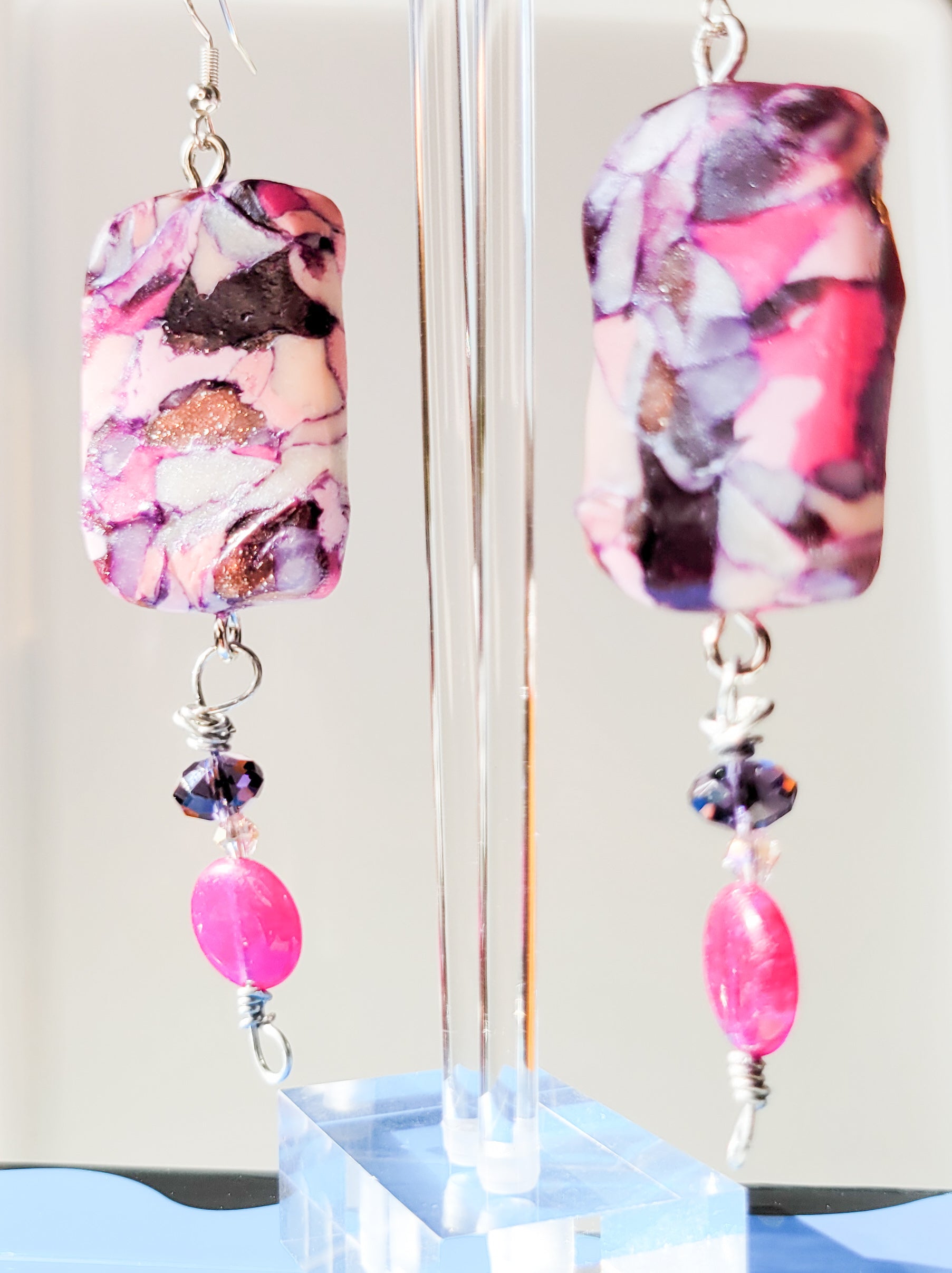 Stained Class Collection - Pink & Purple - Design 4 - Drop
