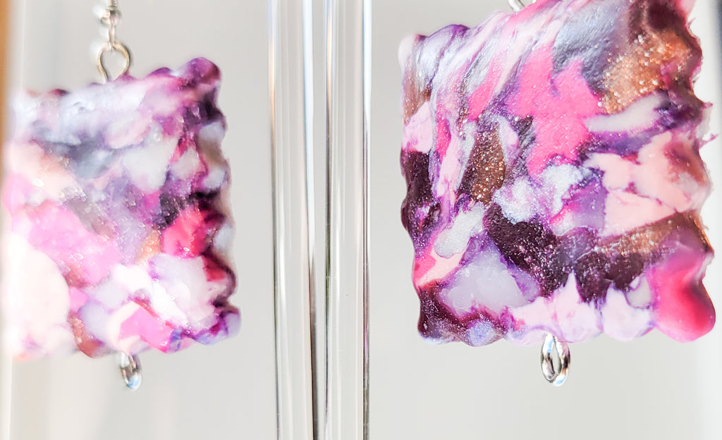 Stained Class Collection - Pink & Purple - Design 7 - Square Biz