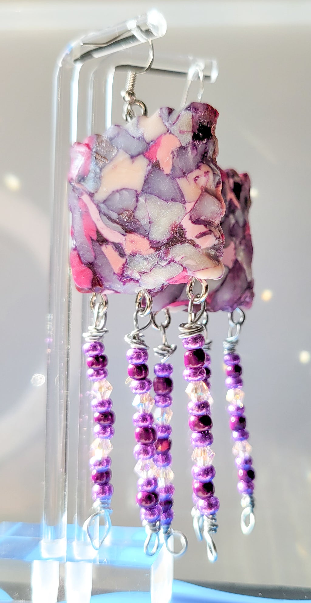 Stained Class Collection - Pink & Purple - Design 3 - Jelly Squared