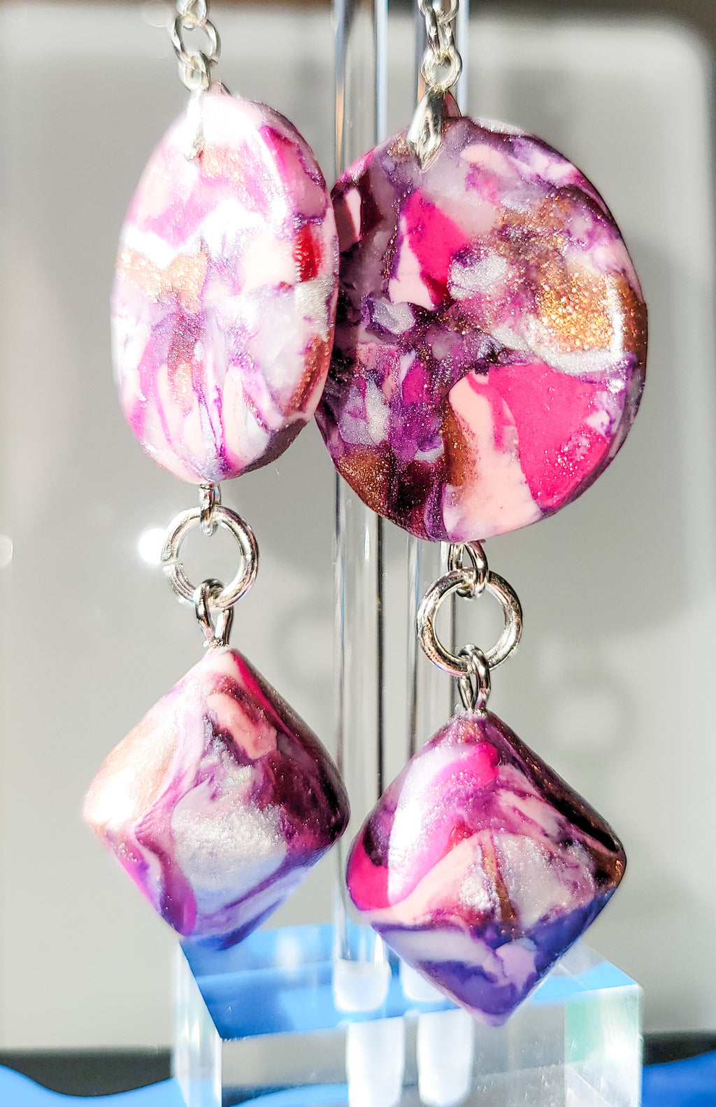 Stained Class Collection - Pink & Purple - Design 6 - Top Down