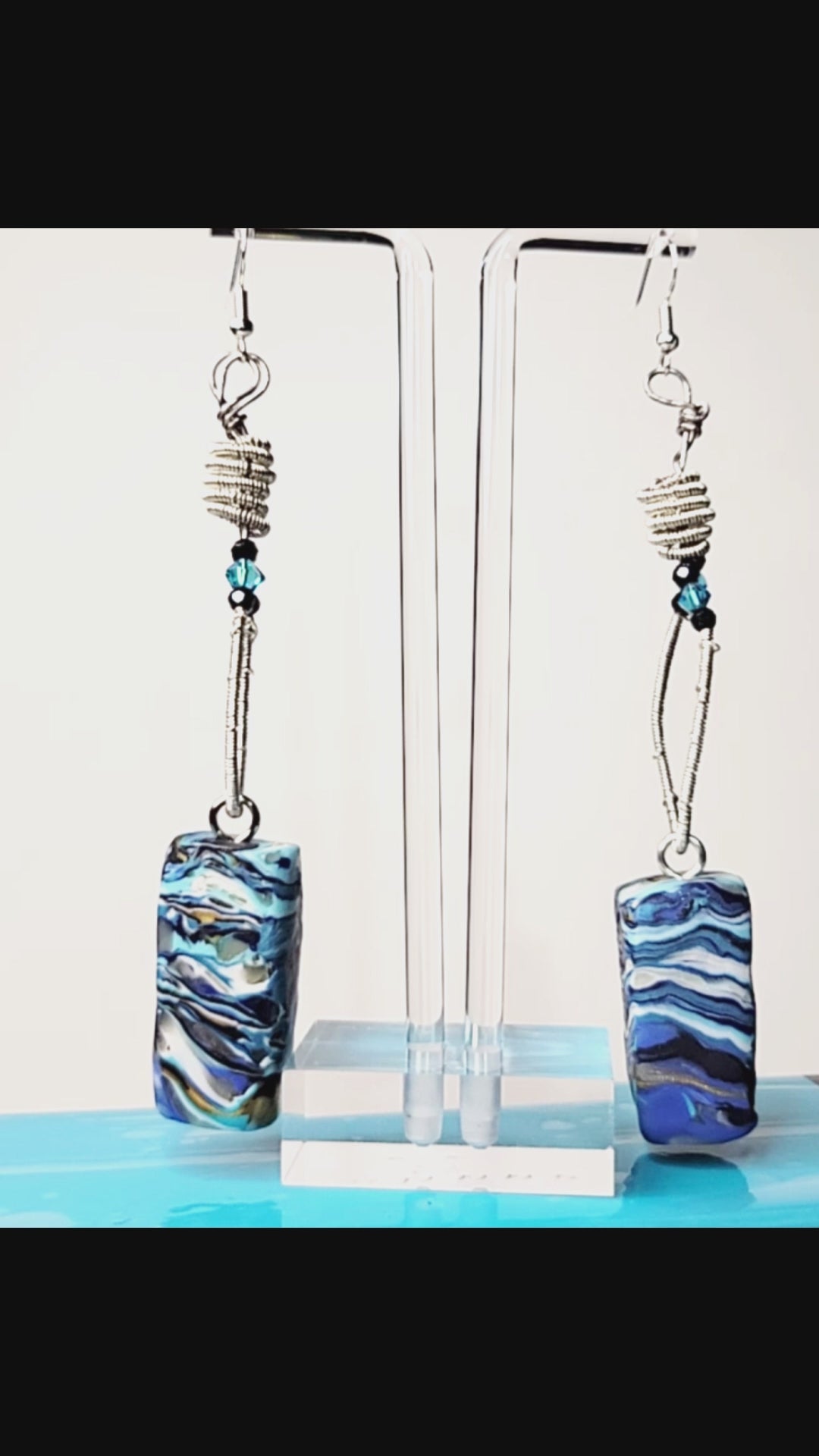 Whirled in Blue - Design 3 - Waves2