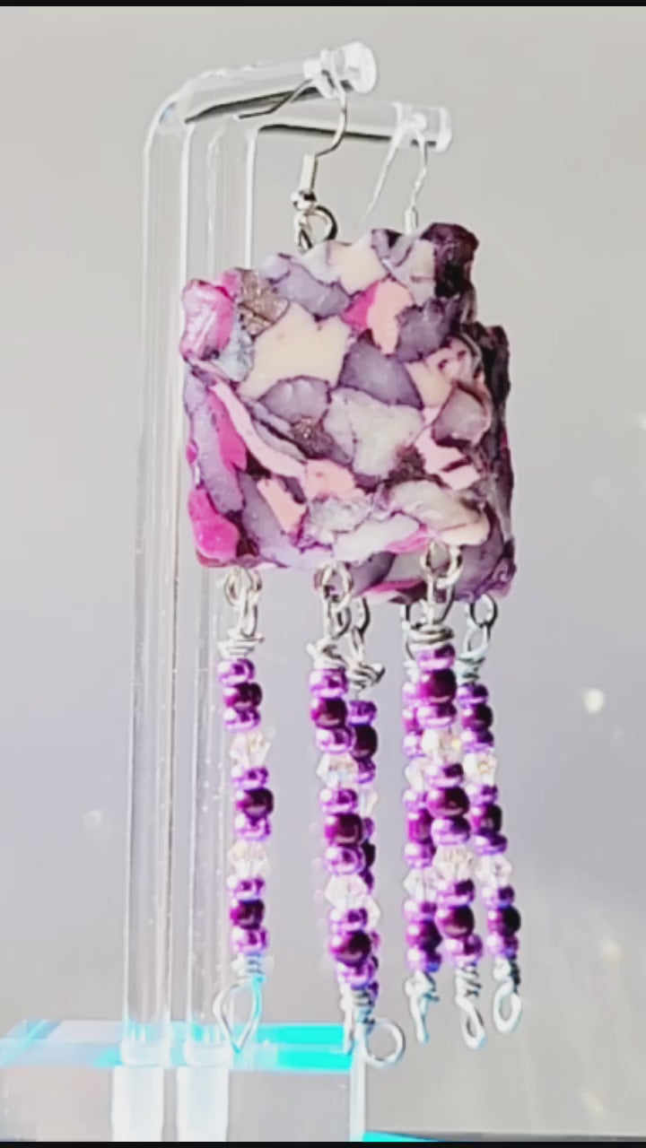 Stained Class Collection - Pink & Purple - Design 3 - Jelly Squared
