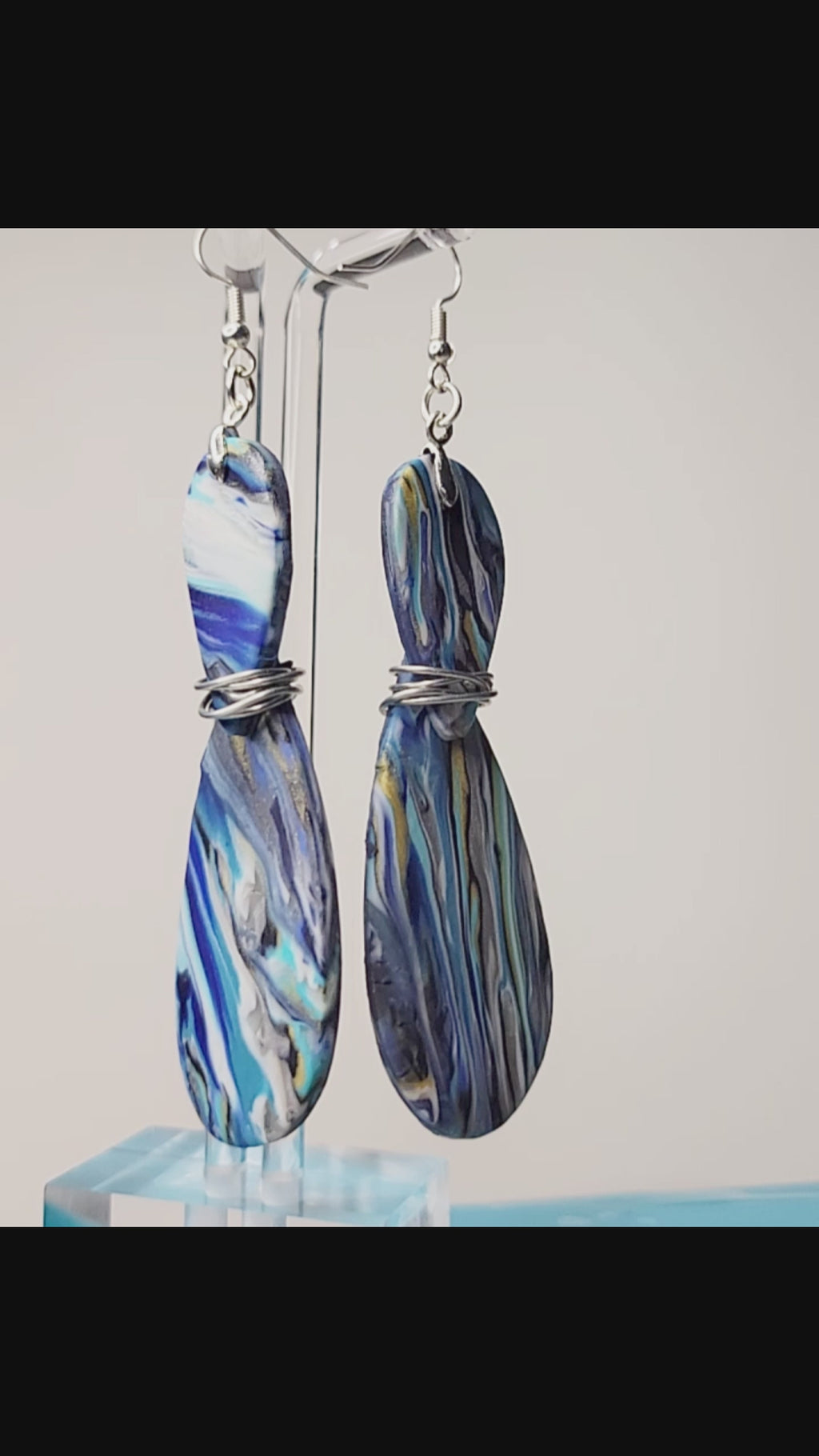 Whirled in Blue - Design 7 - Fierce Skies