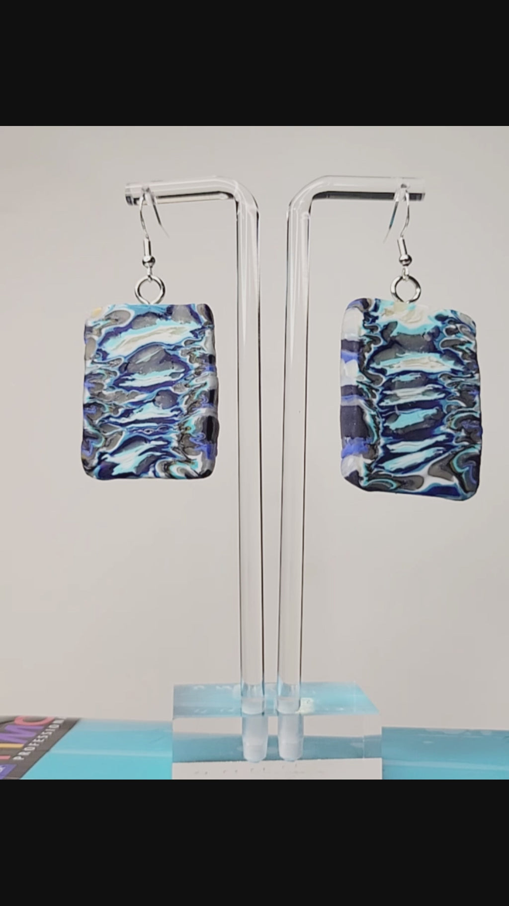 Whirled in Blue - Design 11 - Crashing Waves