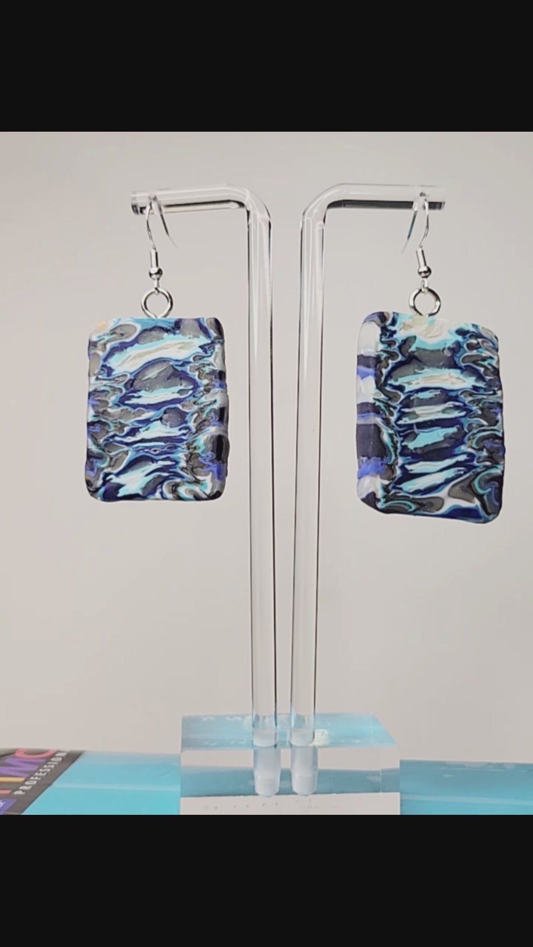 Whirled in Blue - Design 11 - Crashing Waves