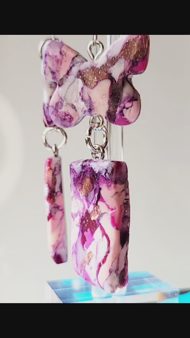 Stained Class Collection - Pink & Purple - Design 5 - Take Flight